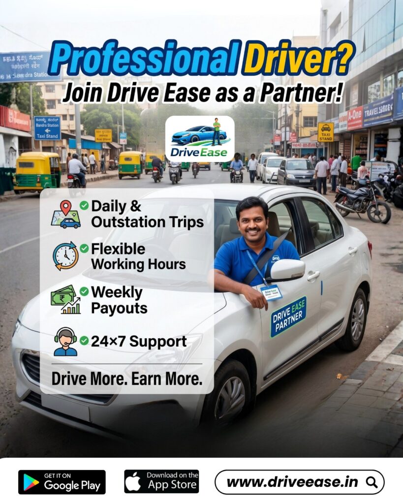 Hire verified professional drivers for your own car